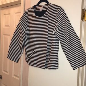 Black and white jacket